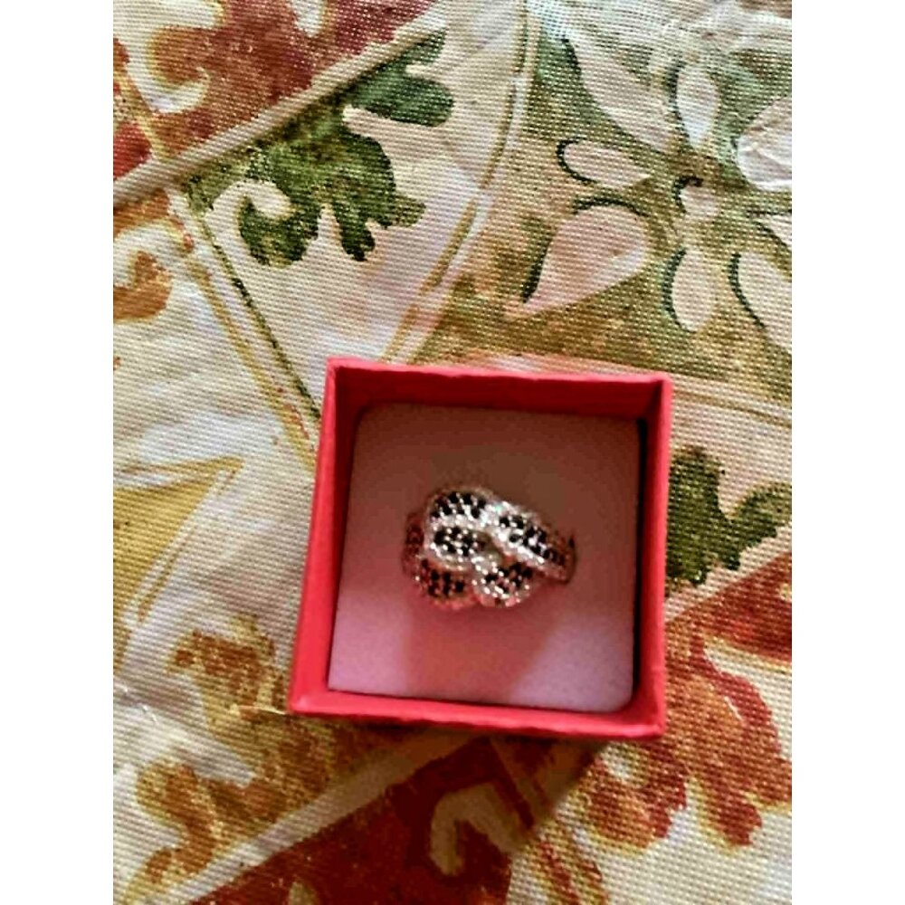 Sterling Silver Gemstone Ring Size 7